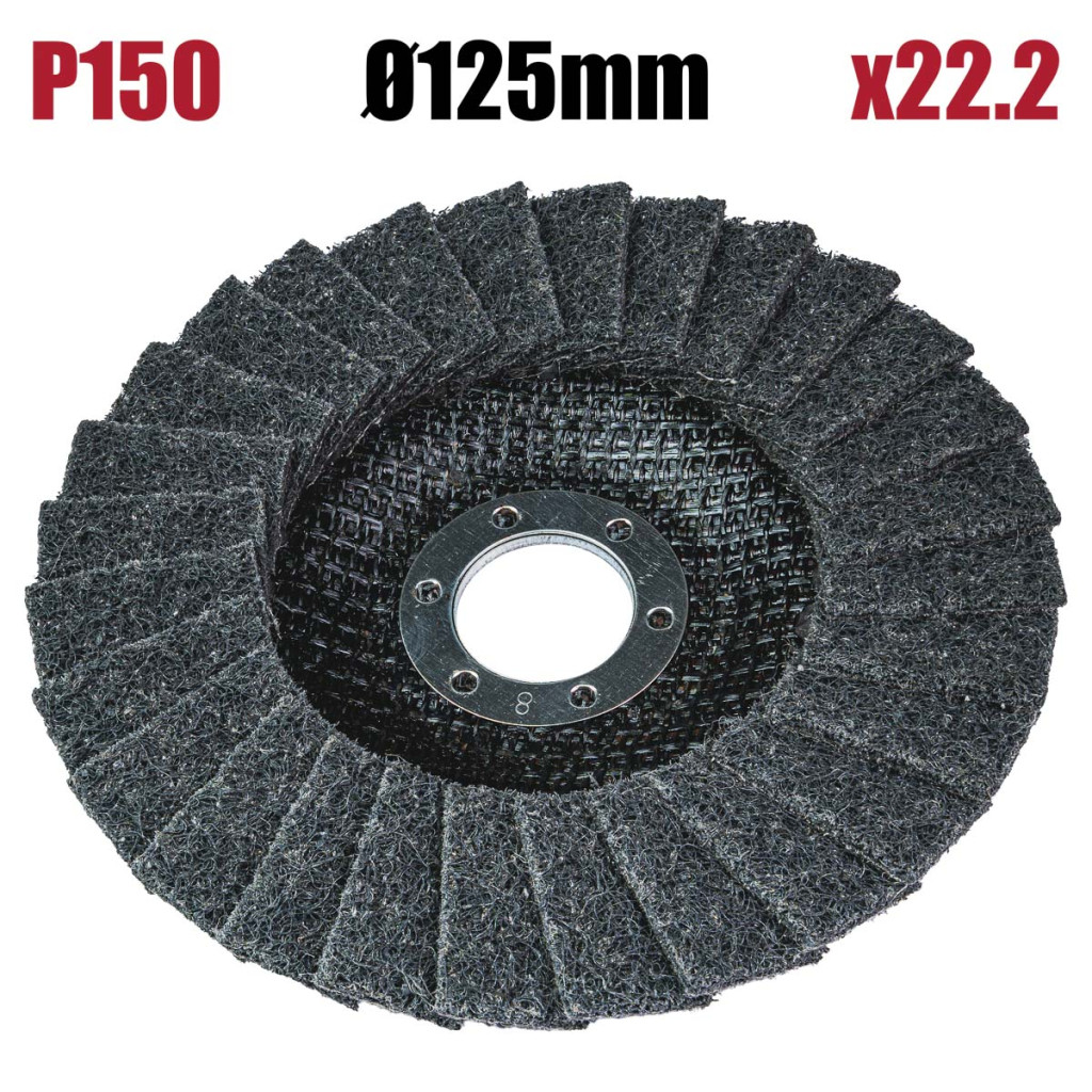 Диск ламелен BBL 125mm сив 150 – Raider Power Tools – снимка 1