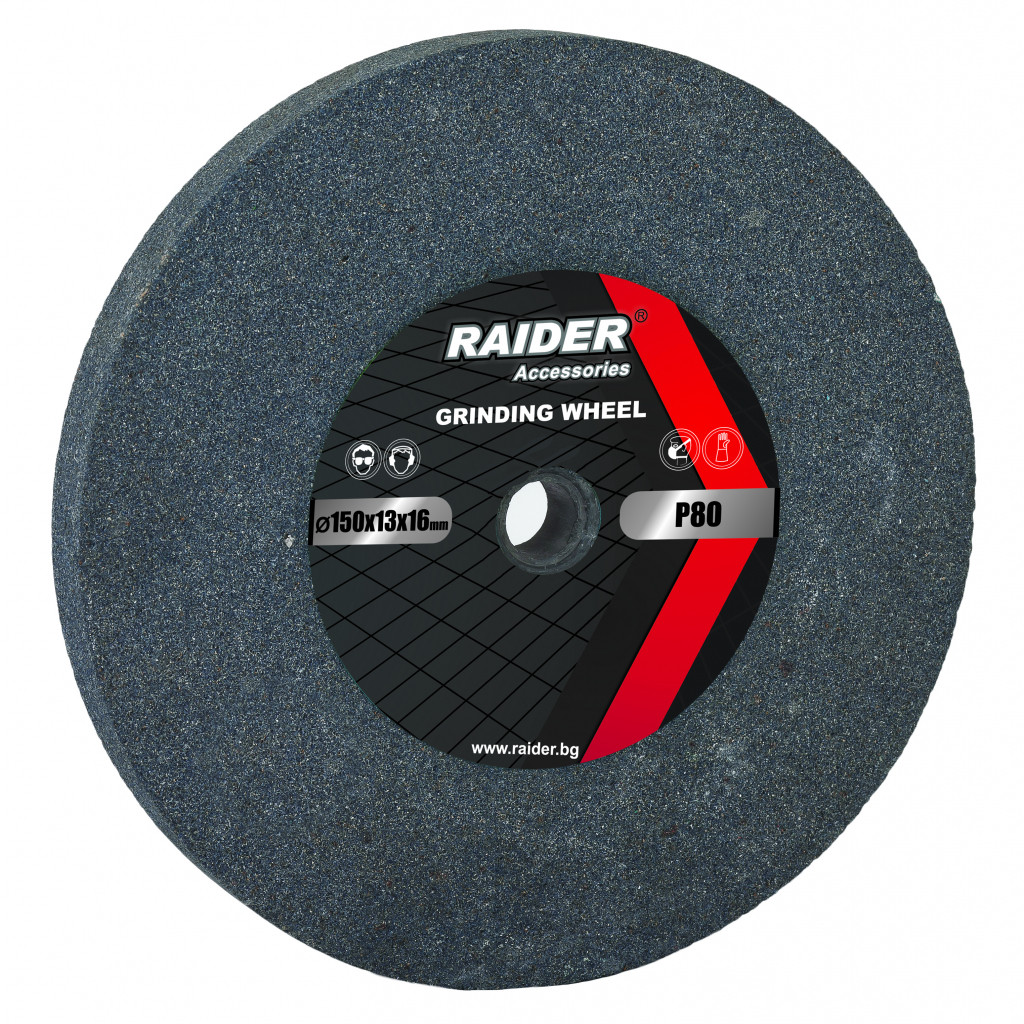 Диск за шмиргел ø200x20xø16mm сив Р60 – Raider Power Tools – снимка 1