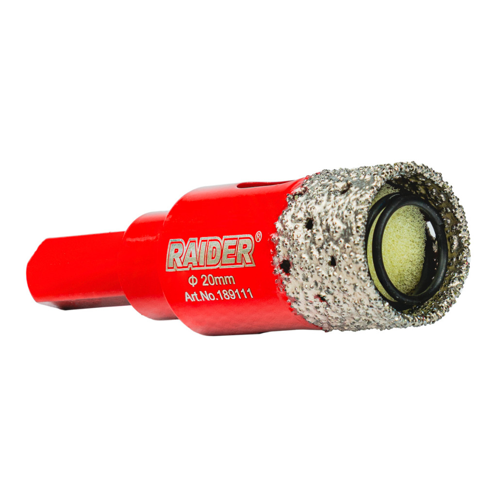 Боркорона Diamond с пружина за бормашина Ø20mm – Raider Power Tools – снимка 1