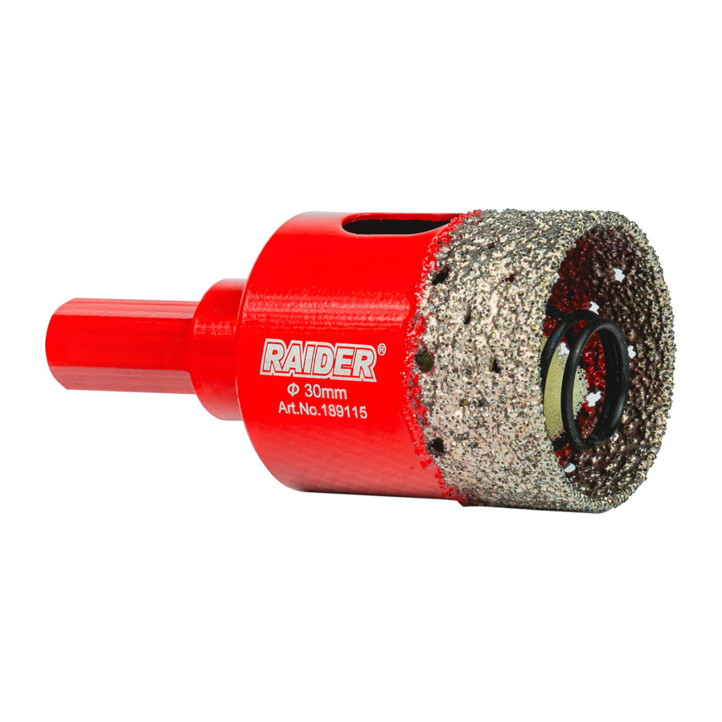 Боркорона Diamond с пружина за бормашина Ø30mm – Raider Power Tools – снимка 1
