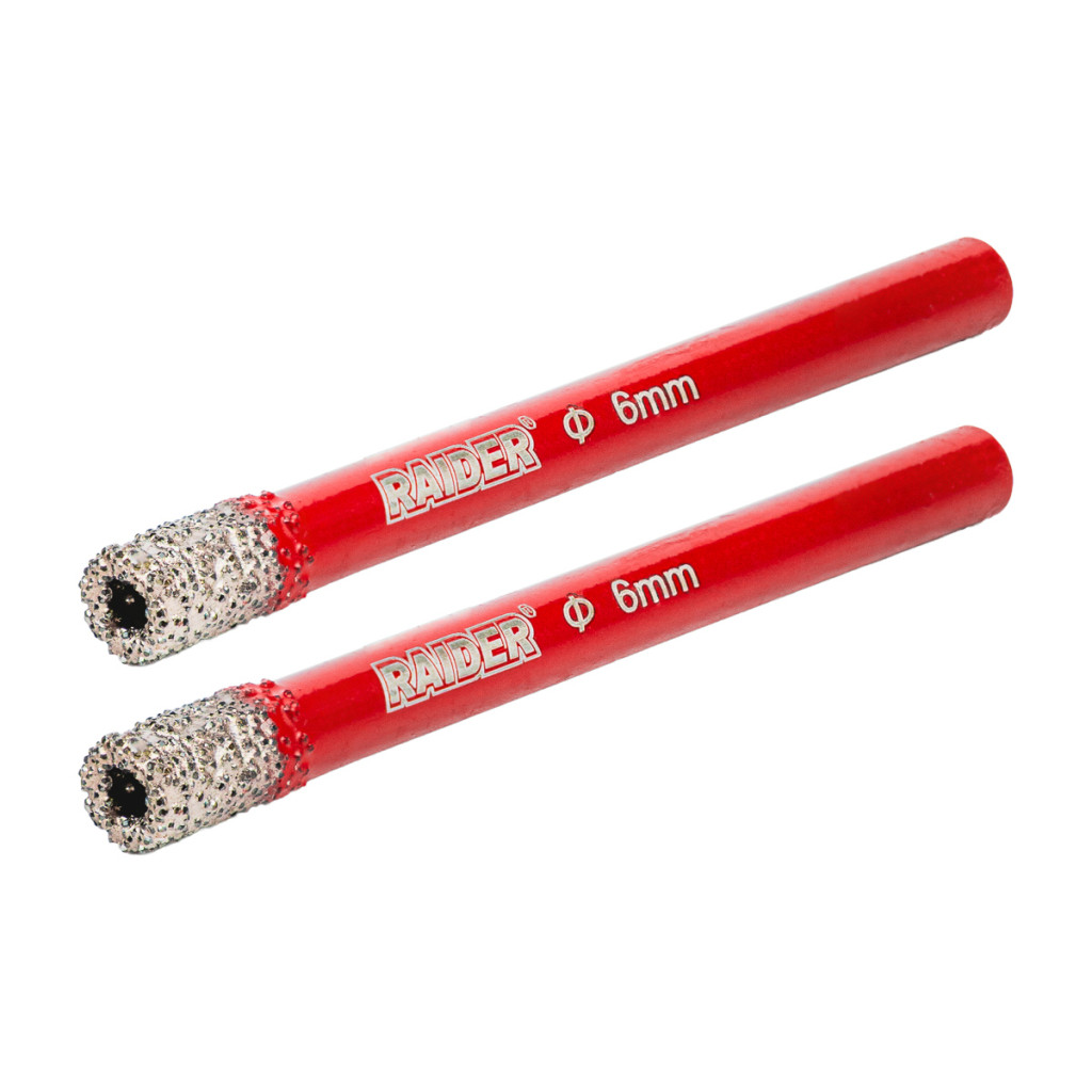 Боркорона Diamond Dry за бормашина Ø6mm – Raider Power Tools – снимка 1