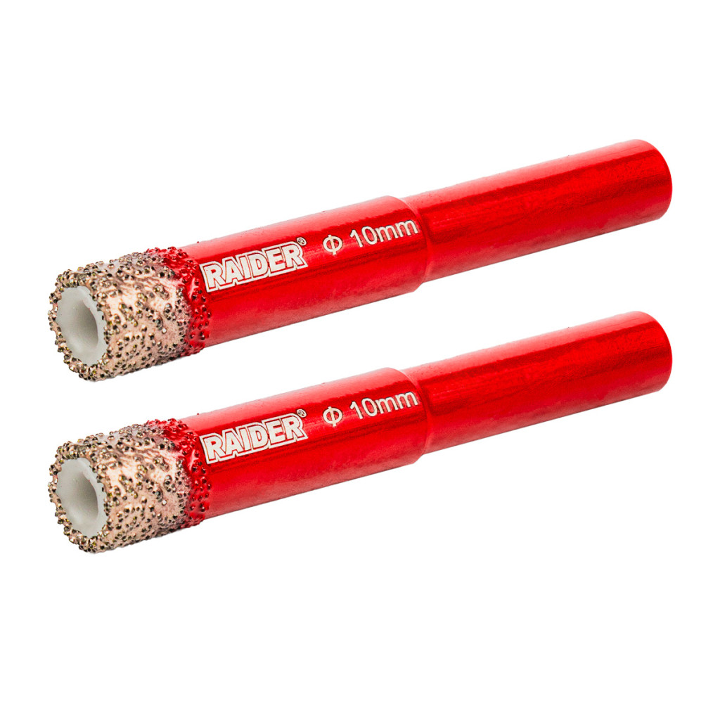 Боркорона Diamond Dry за бормашина Ø10mm – Raider Power Tools – снимка 1
