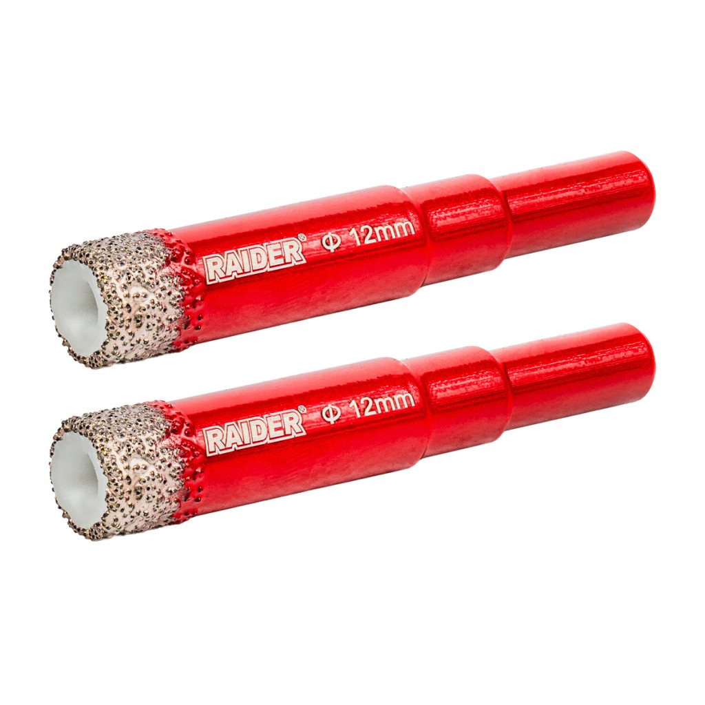 Боркорона Diamond Dry за бормашина Ø12mm – Raider Power Tools – снимка 1