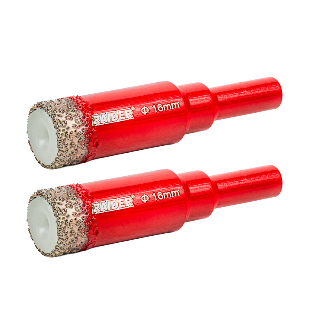 Боркорона Diamond Dry за бормашина Ø16mm – Raider Power Tools – снимка 1
