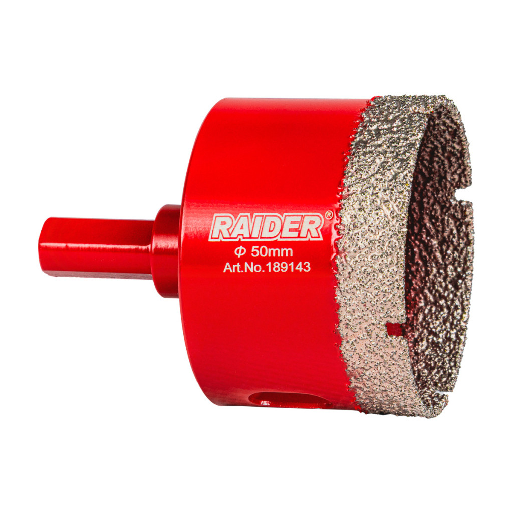 Боркорона Diamond Dry за бормашина Ø50mm – Raider Power Tools – снимка 1
