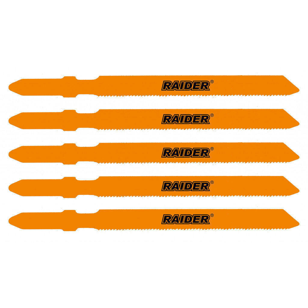 Нож за прободен трион метал "T" 16tpi 5бр – Raider Power Tools – снимка 1