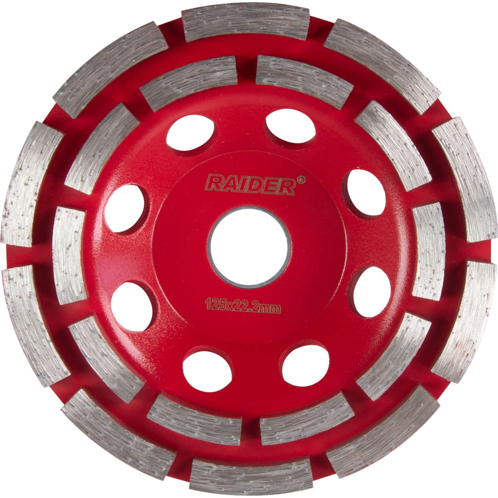 Диск диамантен за шлайфане 125x22.2mm Long Life – Raider Power Tools – снимка 1