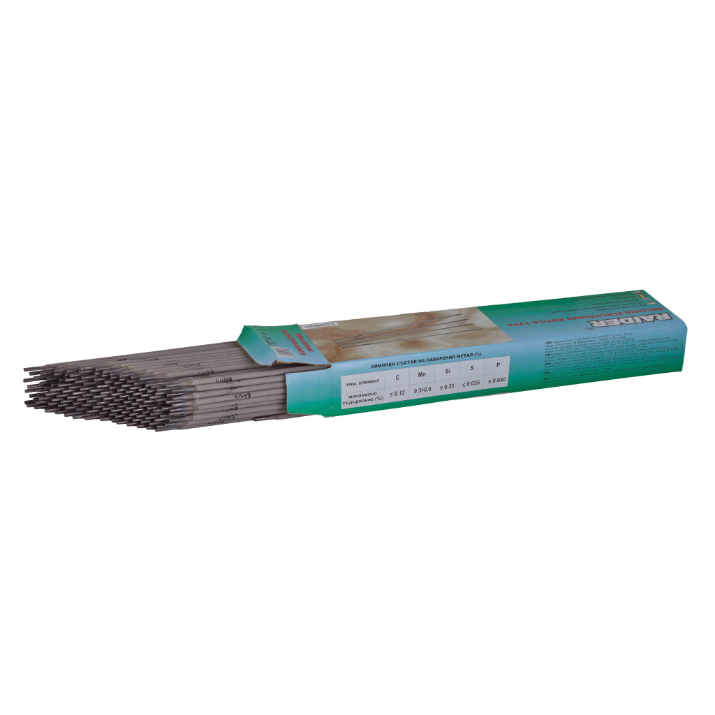 Електроди рутилови 4.0х400mm 1kg – Raider Power Tools – снимка 1