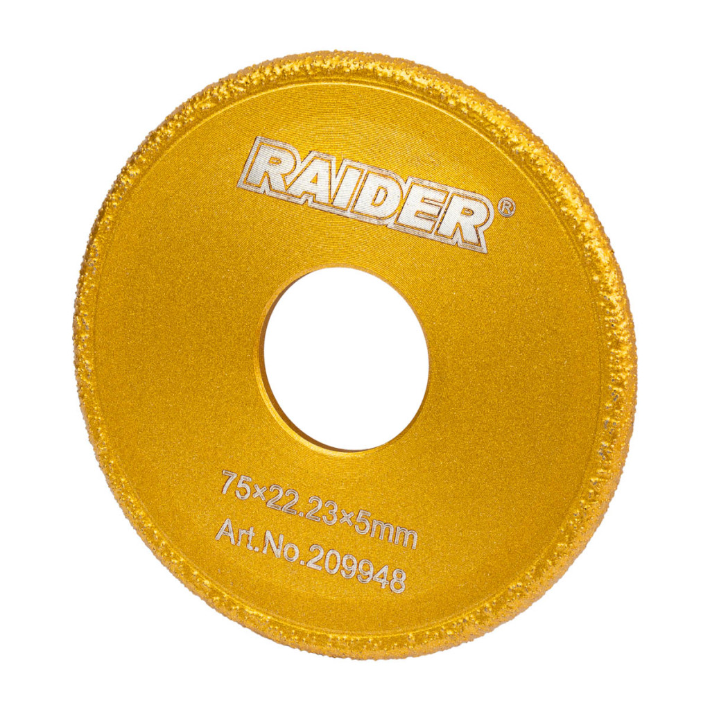Диск диамантен за шлайфане 5mm – за U-образни канали – Raider Power Tools – снимка 1