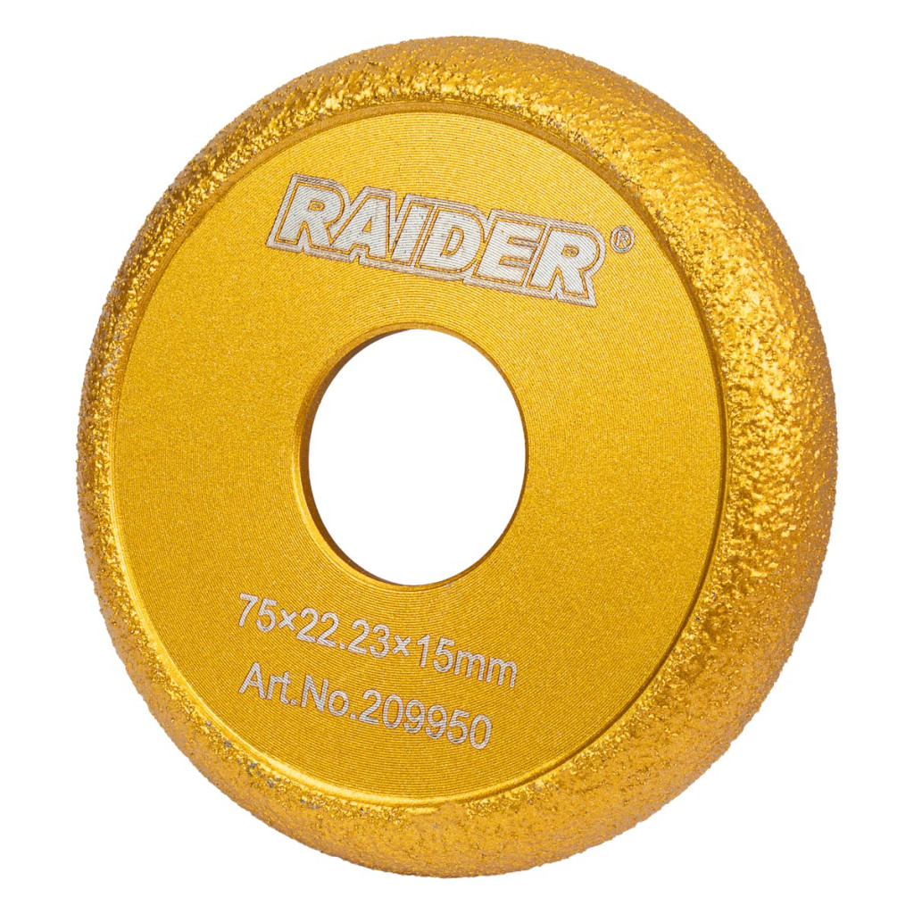 Диск диамантен за шлайфане 15mm – за U-образни канали – Raider Power Tools – снимка 1