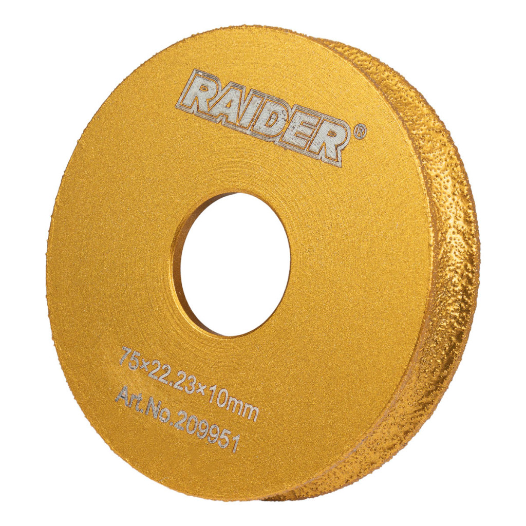 Диск диамантен за кръглo шлайфане ръбове 10mm – Raider Power Tools – снимка 1