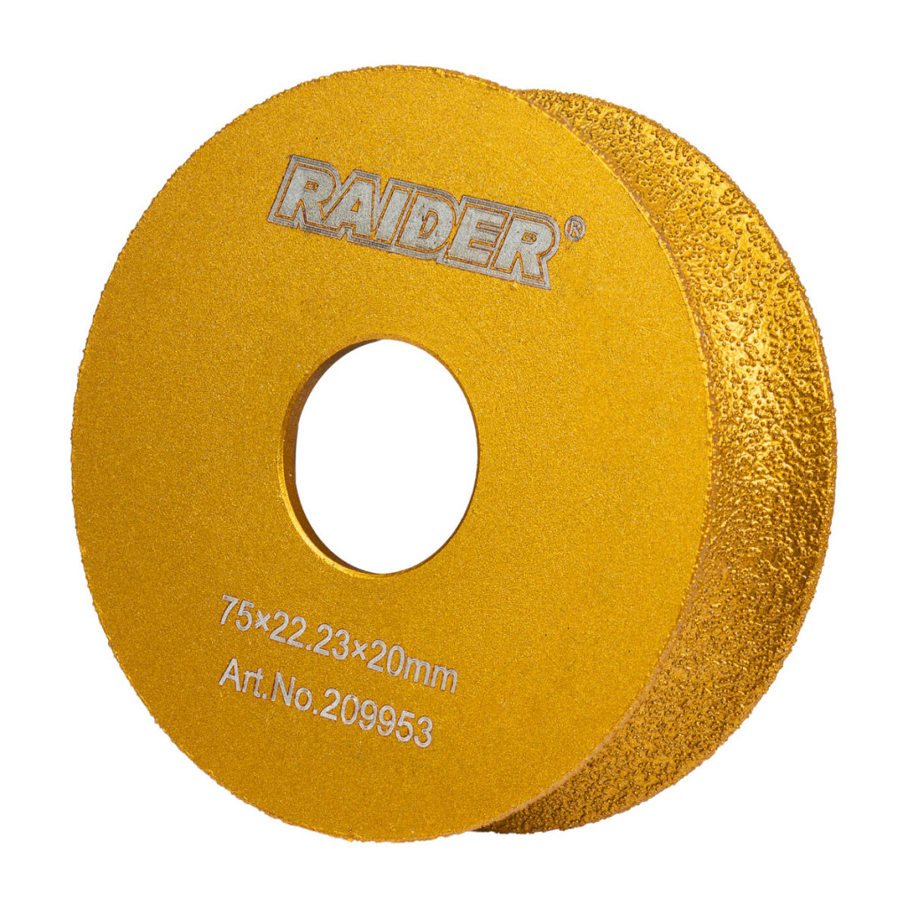 Диск диамантен за кръглo шлайфане ръбове 20mm – Raider Power Tools – снимка 1