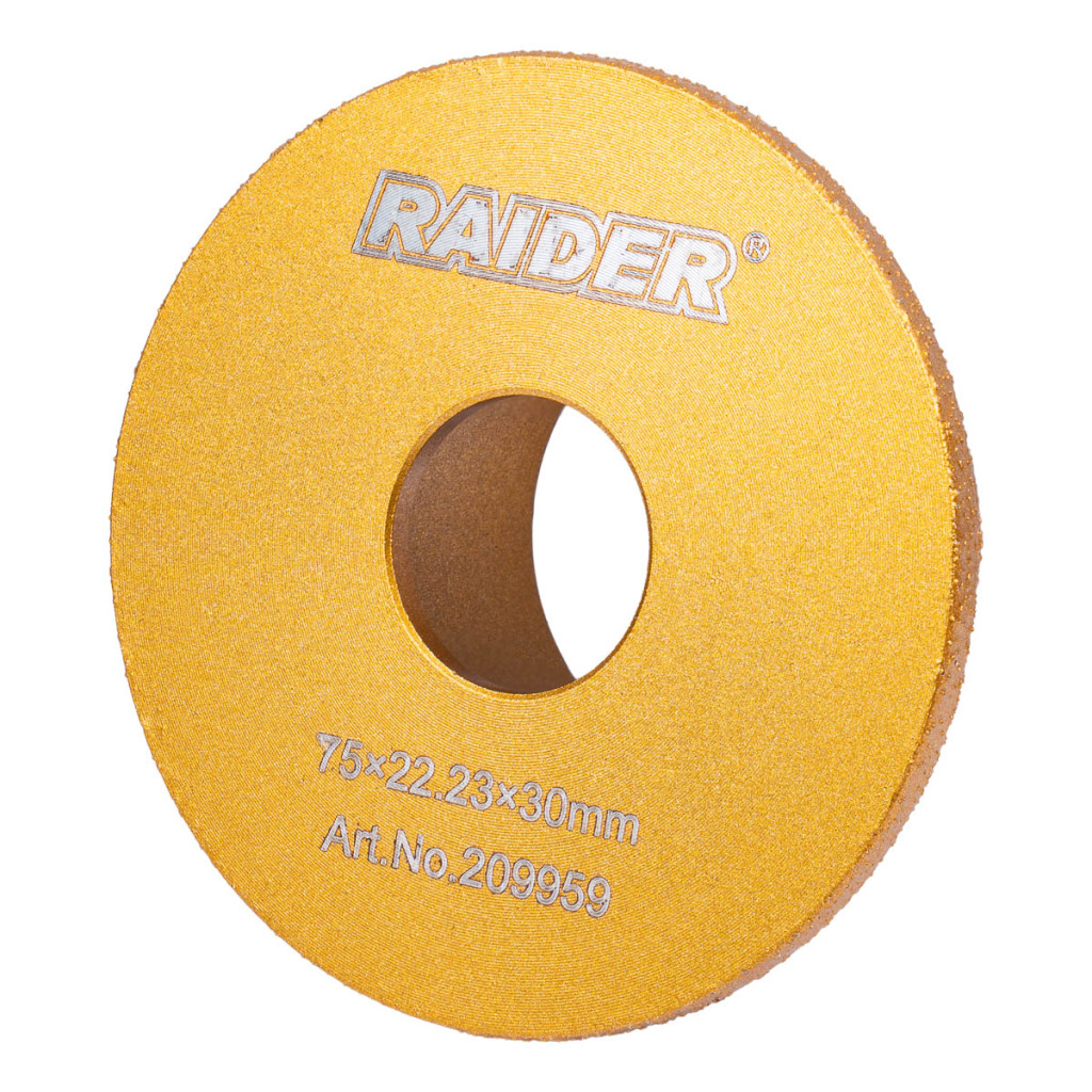 Диск диамантен за полукръглo шлайфане ръбове 30mm – Raider Power Tools – снимка 1