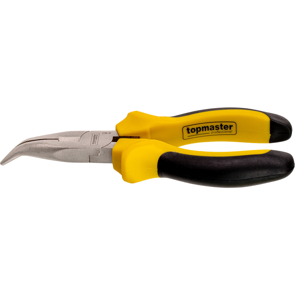 Клещи островърхи извити 160mm 45° Topmaster Professional