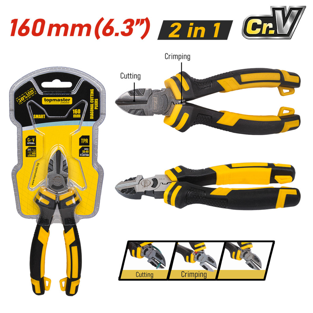 Клещи резачки SMART 160mm TMP – Top Master Pro – снимка 1