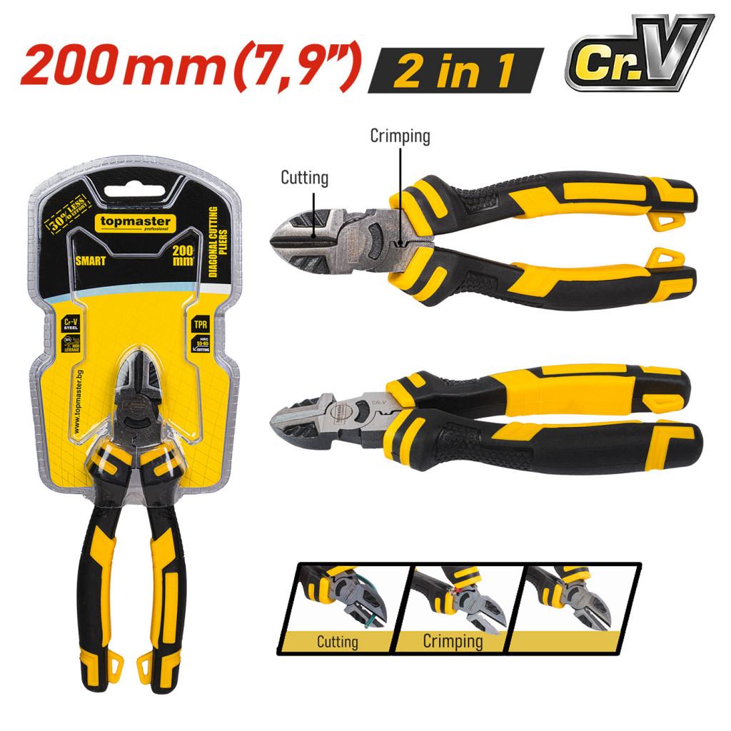 Клещи резачки SMART 200mm TMP – Top Master Pro – снимка 1