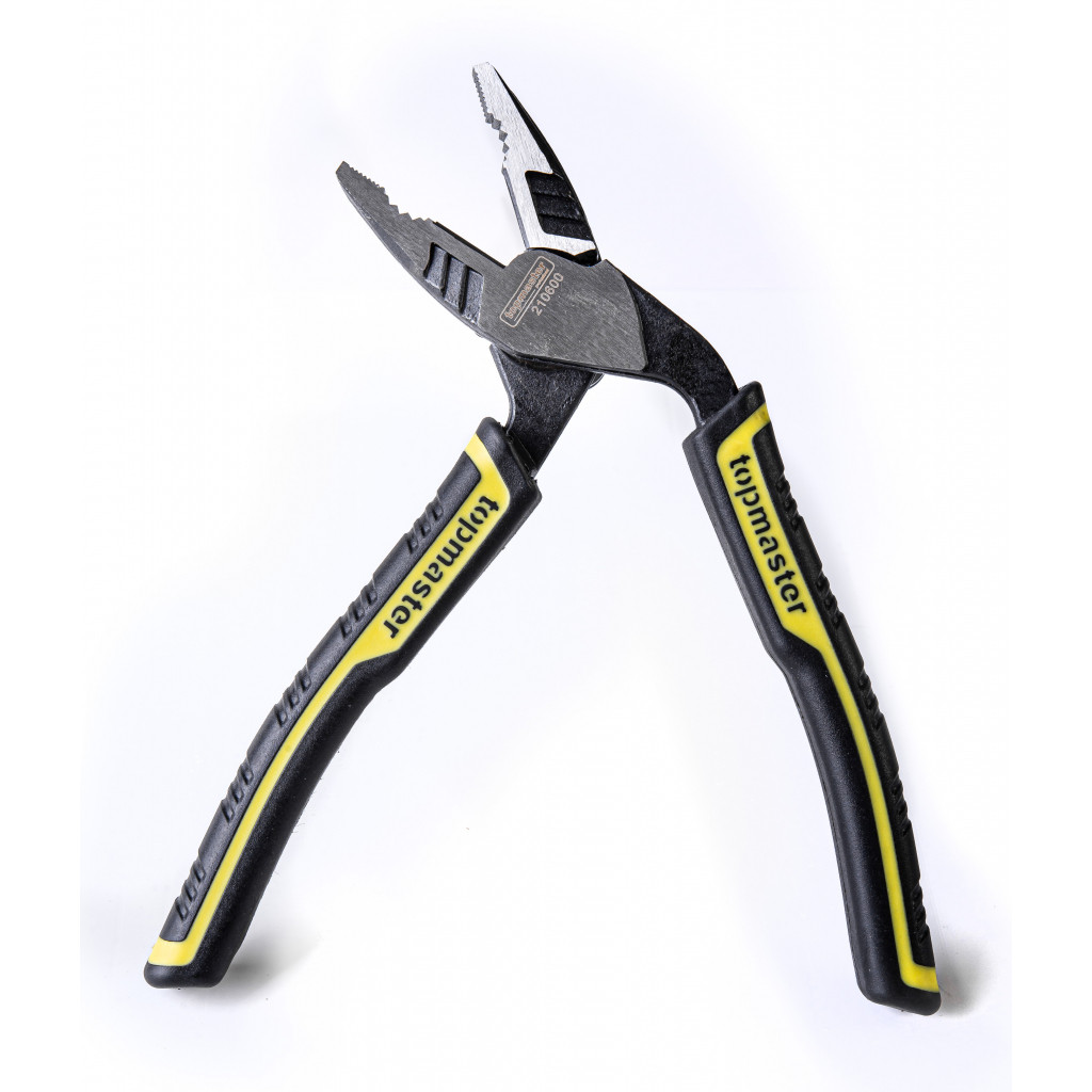 Клещи комбинирани извити трето поколение 190 mm Topmaster Professional – Top Master Pro – снимка 1