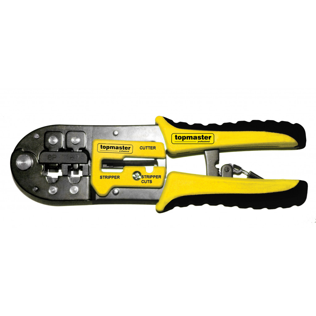 Клещи кримпващи за тел. и комп. конектори Topmaster Professional – Top Master Pro – снимка 1