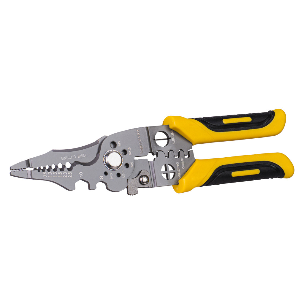 Мулти клещи за почистване на кабелна изол. и кримп.230mm TMP – Top Master Pro – снимка 1