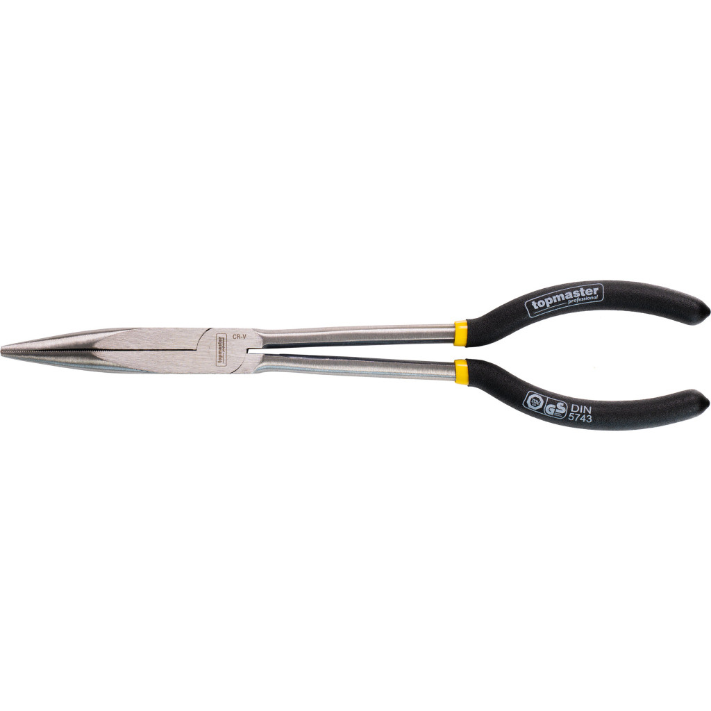 Клещи дългоусти прави 280mm CR-V Topmaster Professional