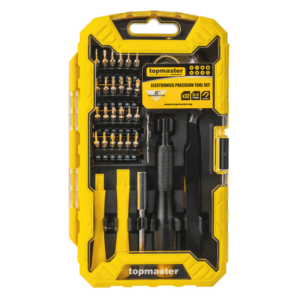 Комплект за ремонт на електроника, 32 части Topmaster Professional