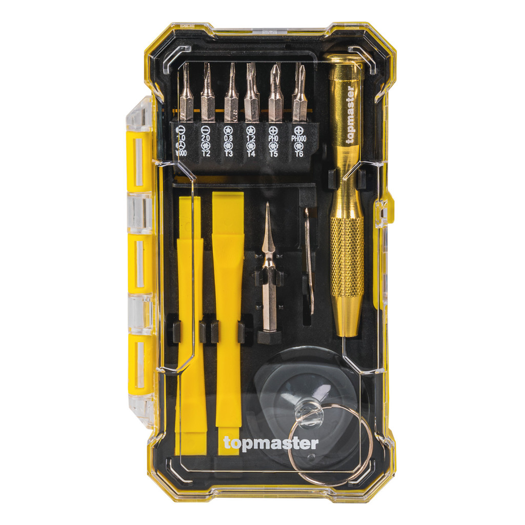 Комплект за ремонт на електроника, 19 части Topmaster Professional – Top Master Pro – снимка 1