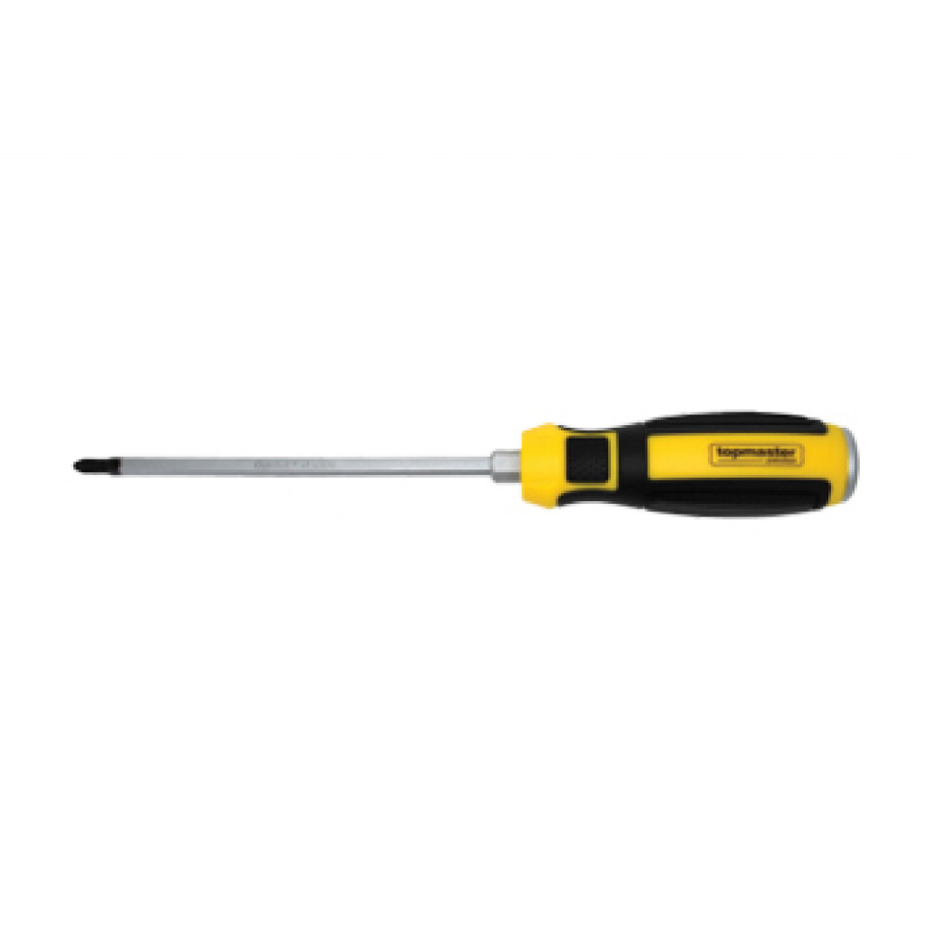 Отвертка кръст. шестгр. 8х200mm CR-V Topmaster Professional