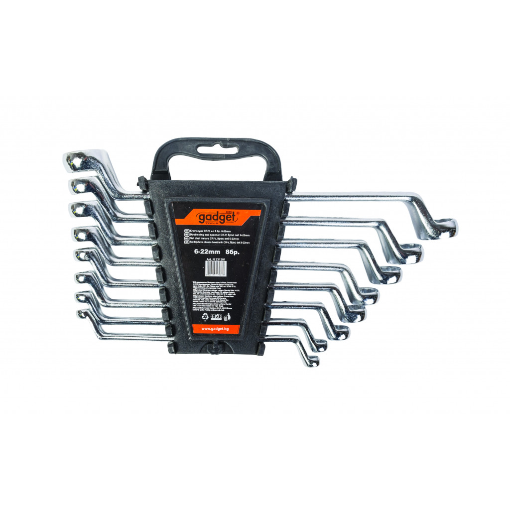 Ключ лула CR-V к-т 8бр. 6-22mm на стойка GADGET – Gadget – снимка 1