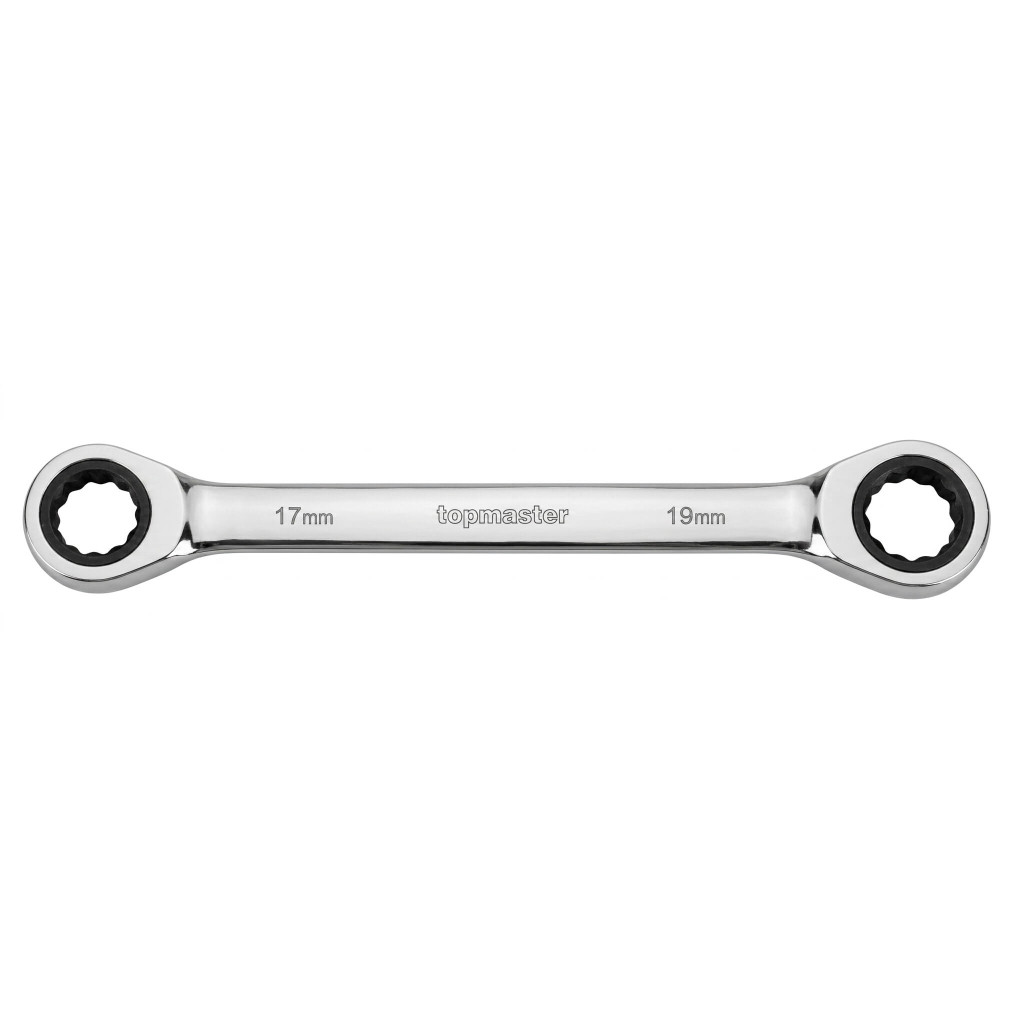 Ключ с тресчотка 17x19mm DOUBLE CR-V Topmaster Professional – Top Master Pro – снимка 1