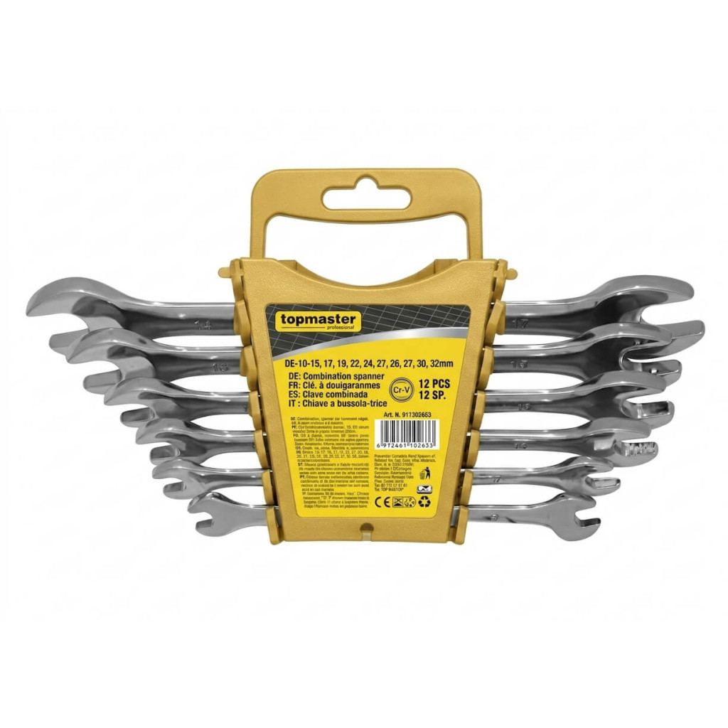 Ключ гаечен к-т 6бр 6-17mm на стойка CR-V Topmaster Professional – Top Master Pro – снимка 1