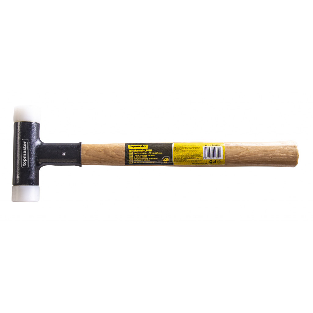 Чук безоткатен с PU накрайници 30mm Topmaster Professional – Top Master Pro – снимка 1