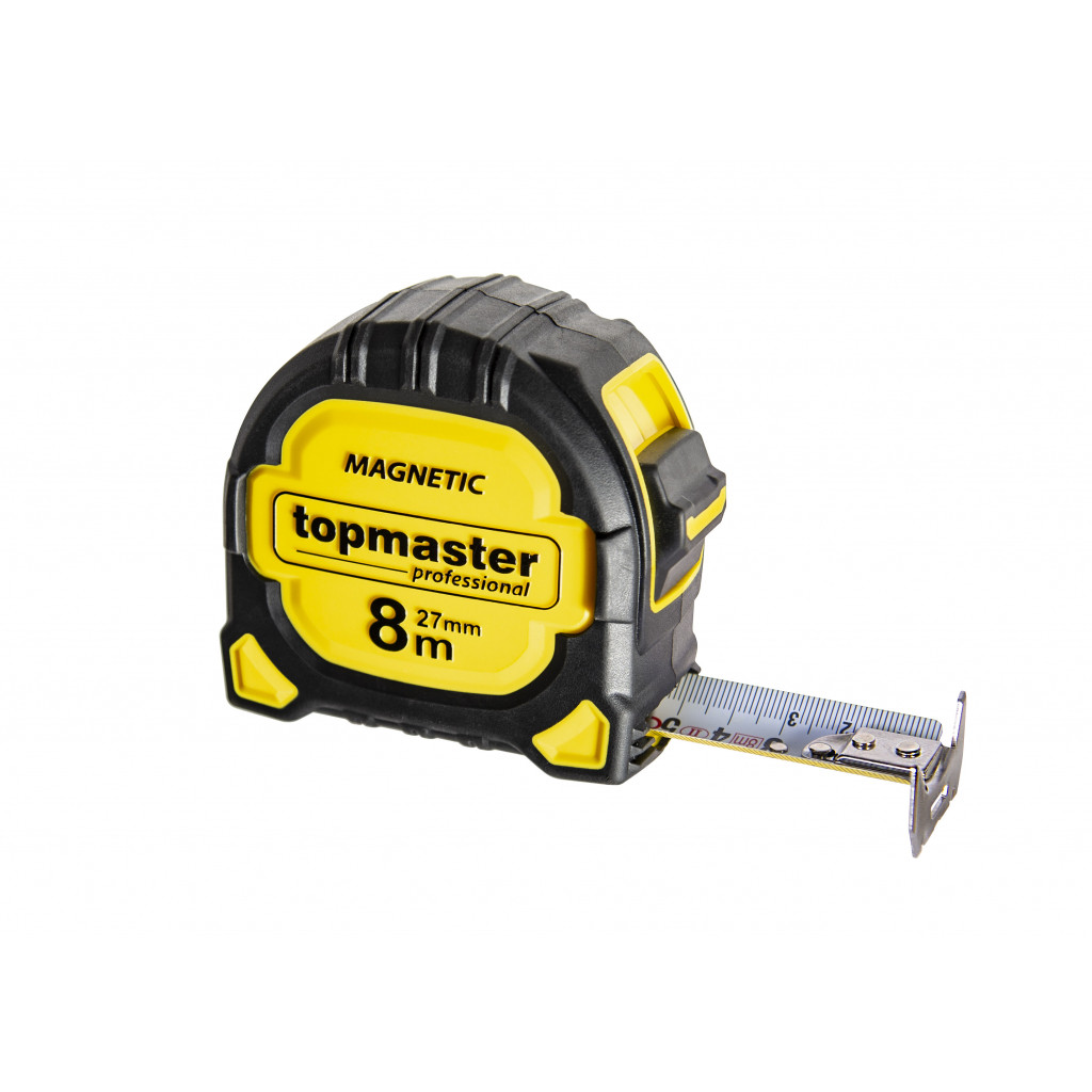 Ролетка магнитна SB трето поколение 8m x 27mm Topmaster Professional