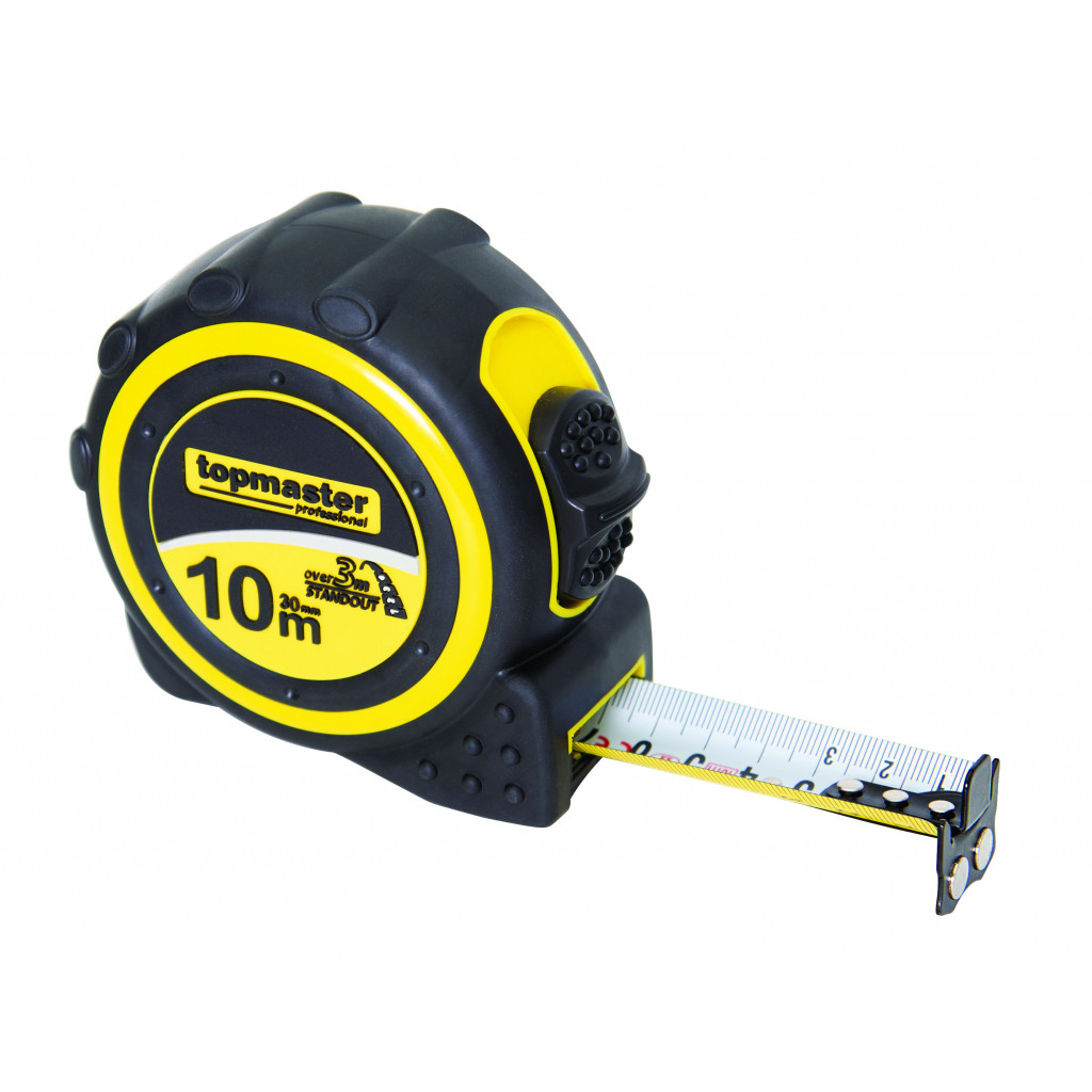 Ролетка магнитна OS трето поколение 10m x 30mm Topmaster Professional