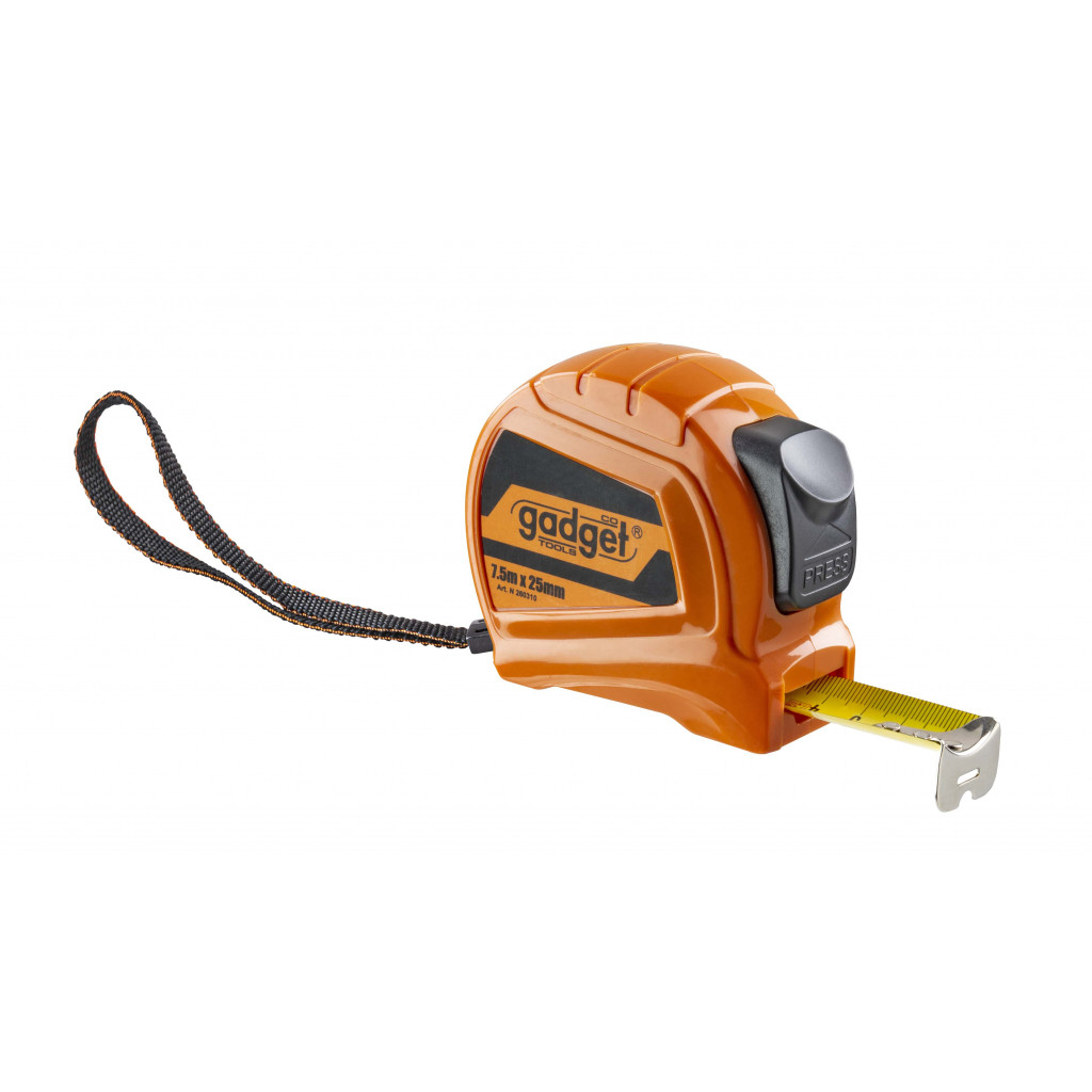 Ролетка пластмасова автостоп 7.5m x 25mm GADGET
