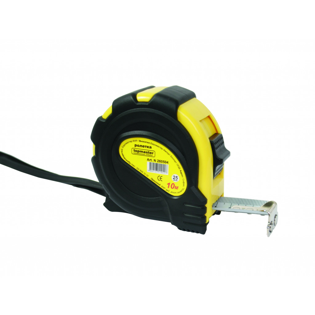 Ролетка с магнит. накр. 16mm х 2.0m Topmaster Professional