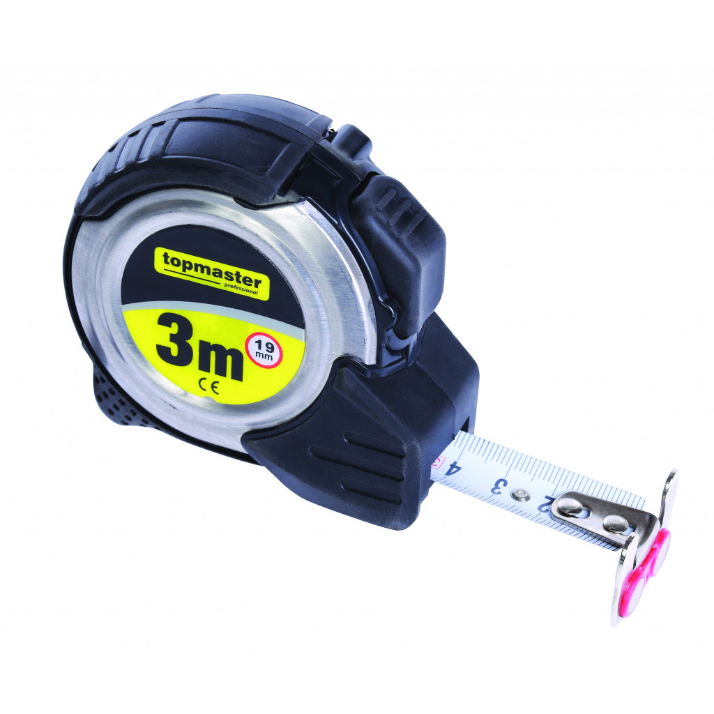 Ролетка магн. двоен стоп мет 3.0 х 19mm Topmaster Professional