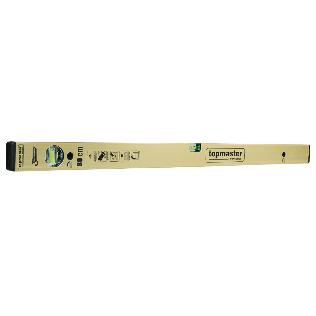 Нивелир алуминиев с магнит трето поколение 800mm Topmaster Professional – Top Master Pro – снимка 1