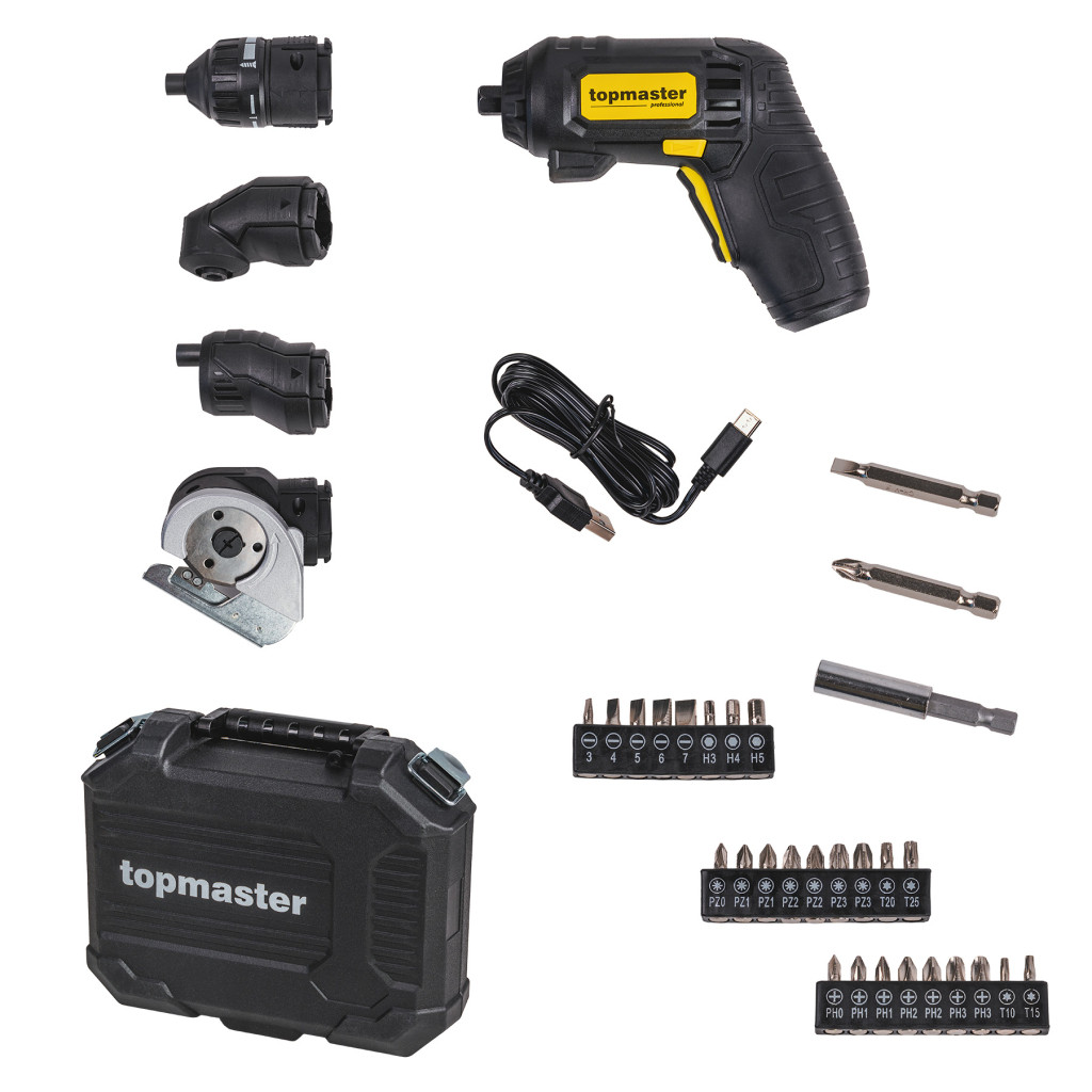 Акумулаторна отвертка 4 в 1 COMPACT Topmaster Professional – Top Master Pro – снимка 1