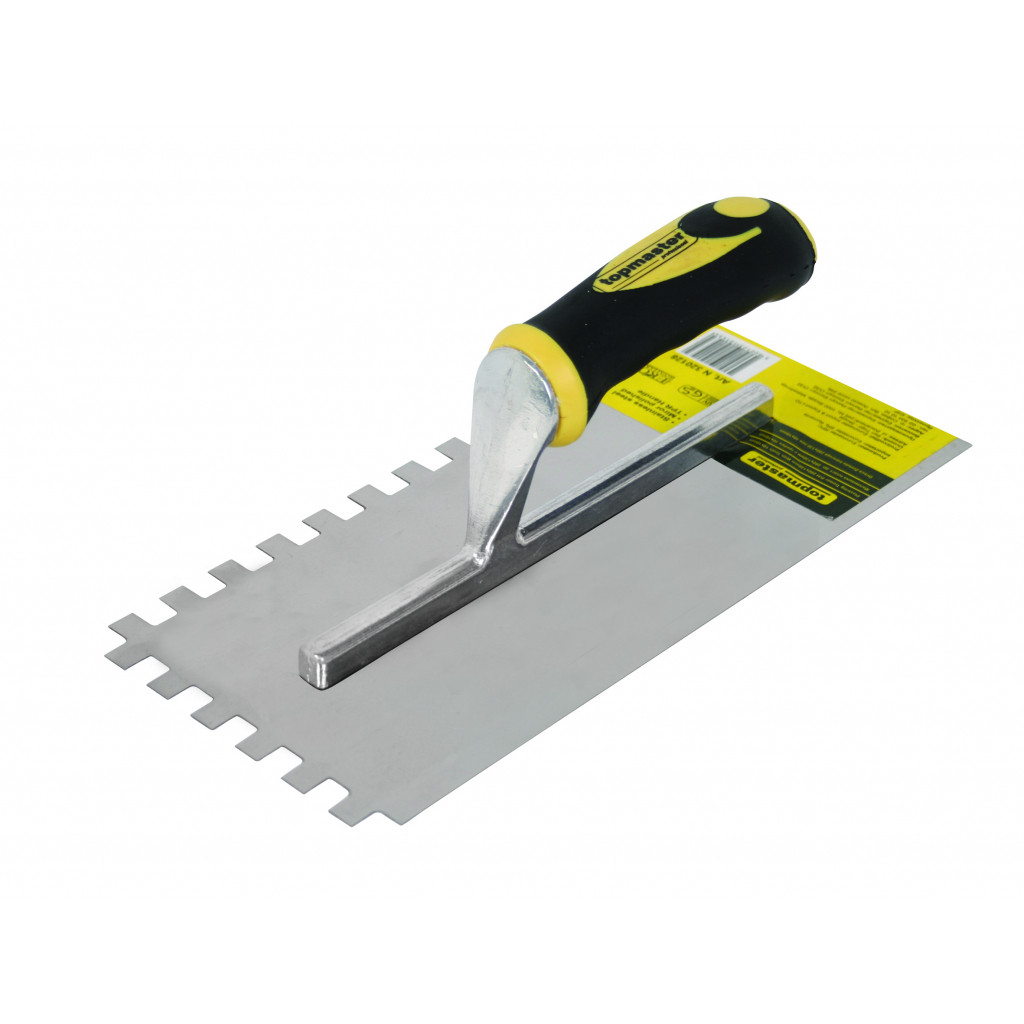Маламашка пластмасова дръжка 280х130mm с гребен 10x10 Topmaster Professional – Top Master Pro – снимка 1