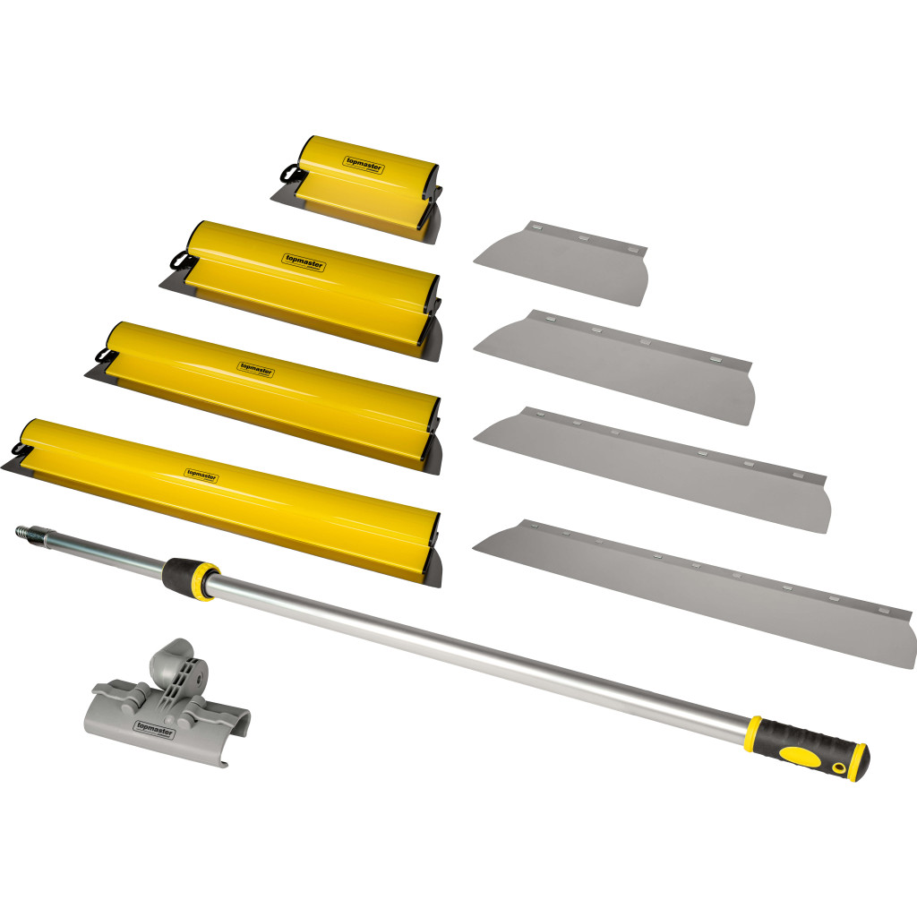 Комплект ножове за шпакловка 250-800 mm, 10 части Topmaster Professional – Top Master Pro – снимка 1