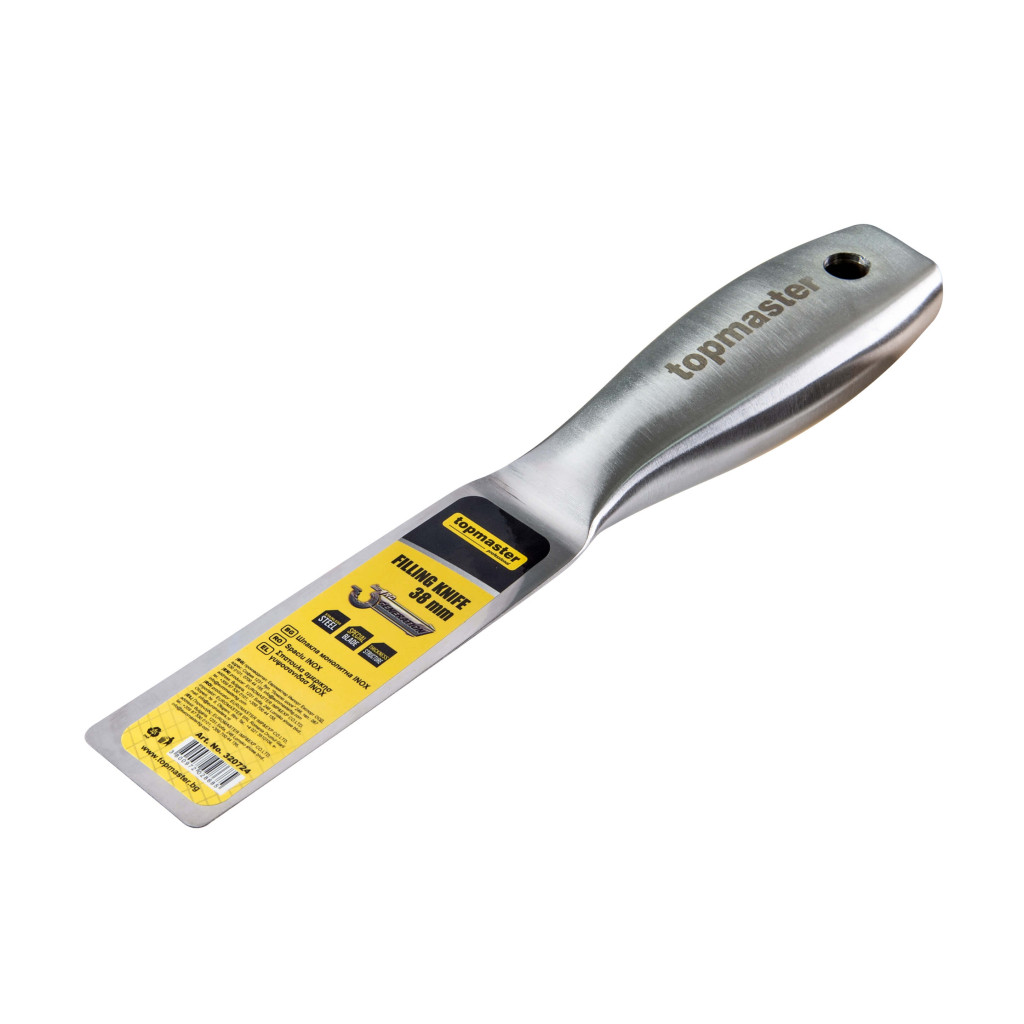 Шпакла монолитна INOX 38мм Topmaster Professional – Top Master Pro – снимка 1