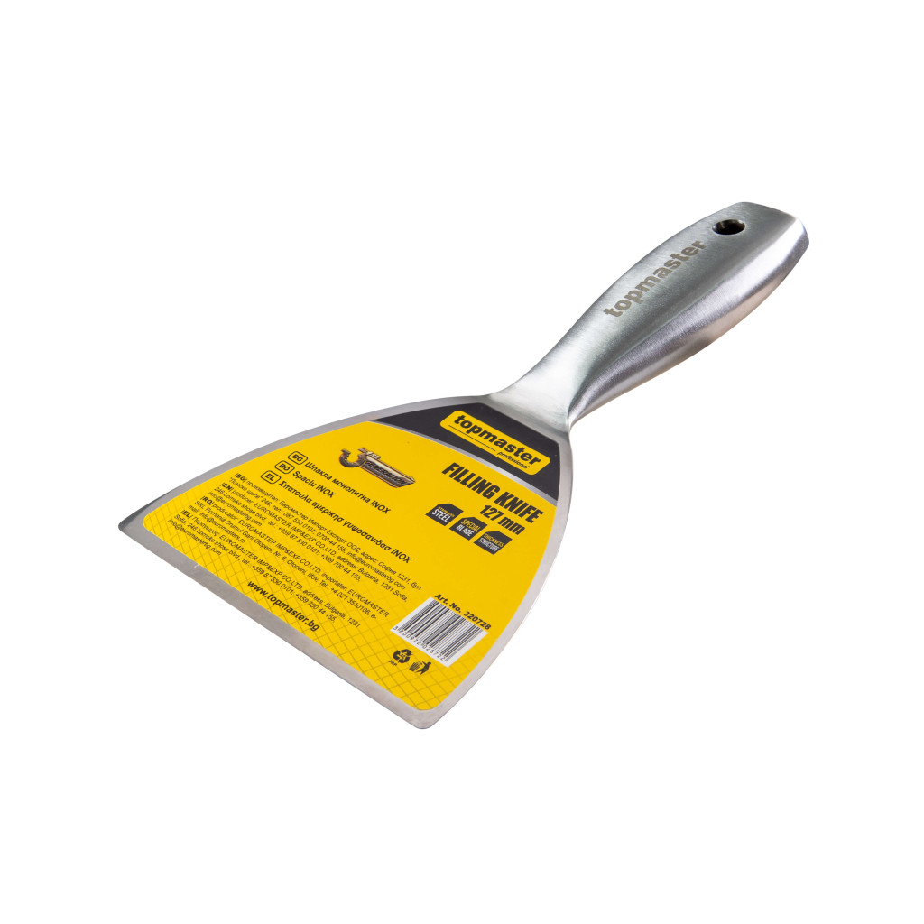 Шпакла монолитна INOX 127мм Topmaster Professional – Top Master Pro – снимка 1