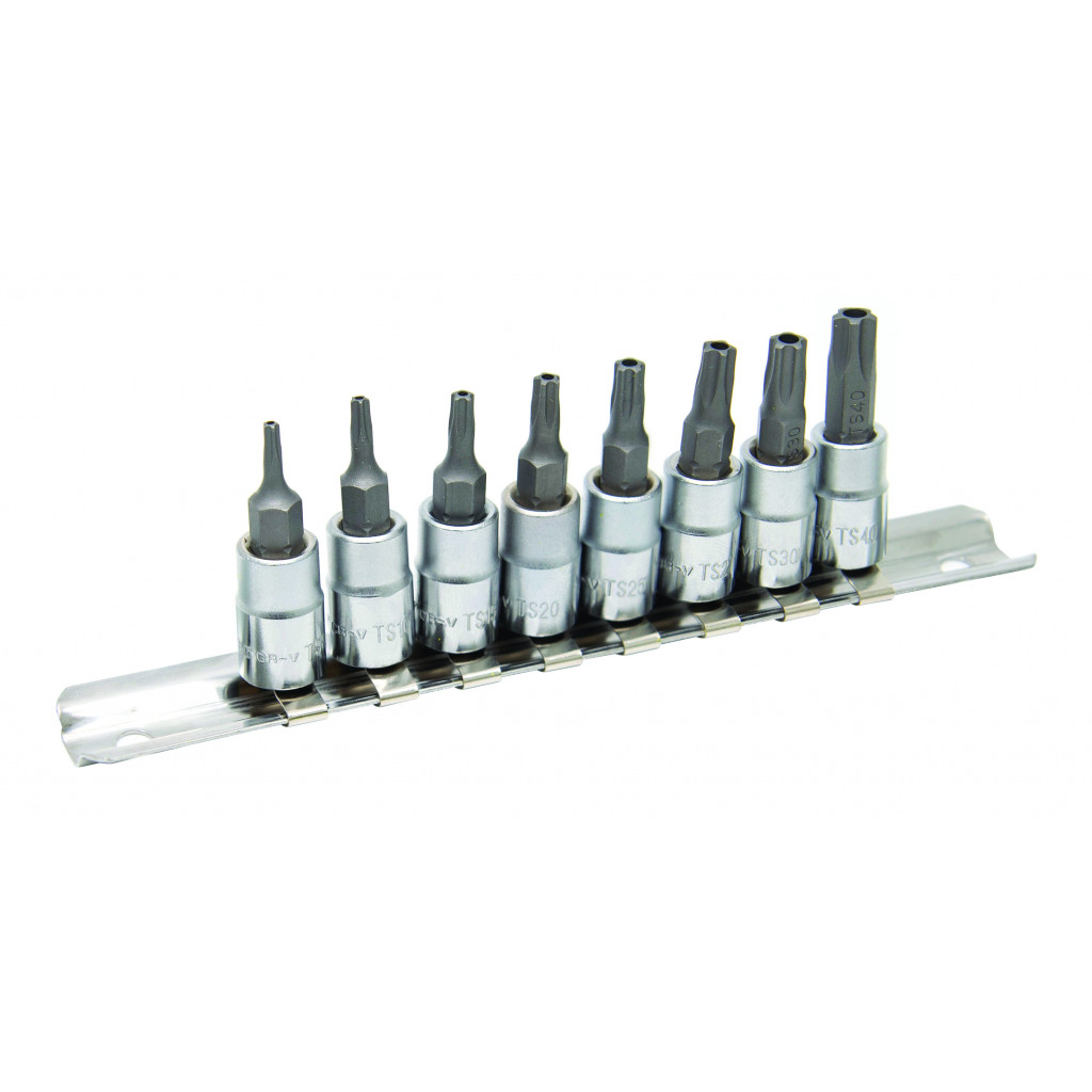 Накрайници вложки к-т 1/4"8бр размери TS8-40 Topmaster Professional