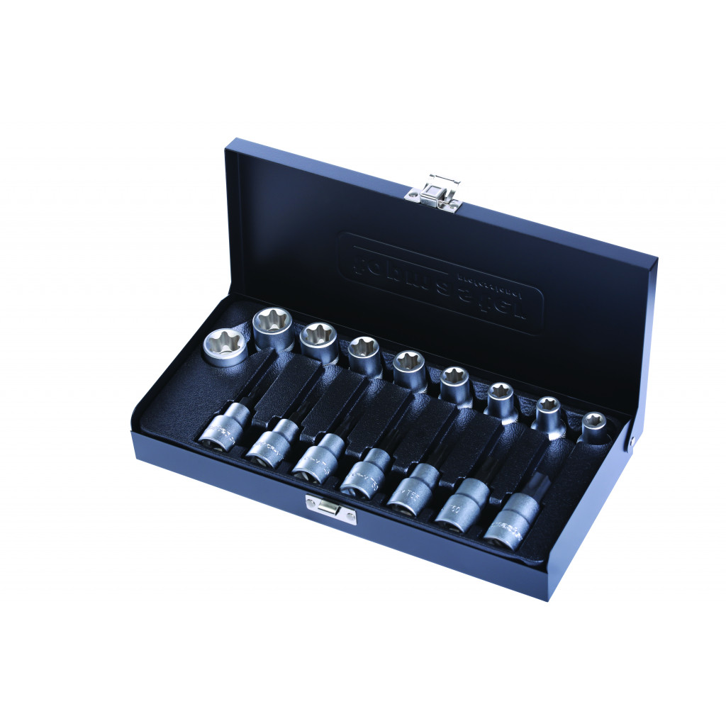 Вложки торкс 1/2" к-т 16бр CR-V Topmaster Professional – Top Master Pro – снимка 1