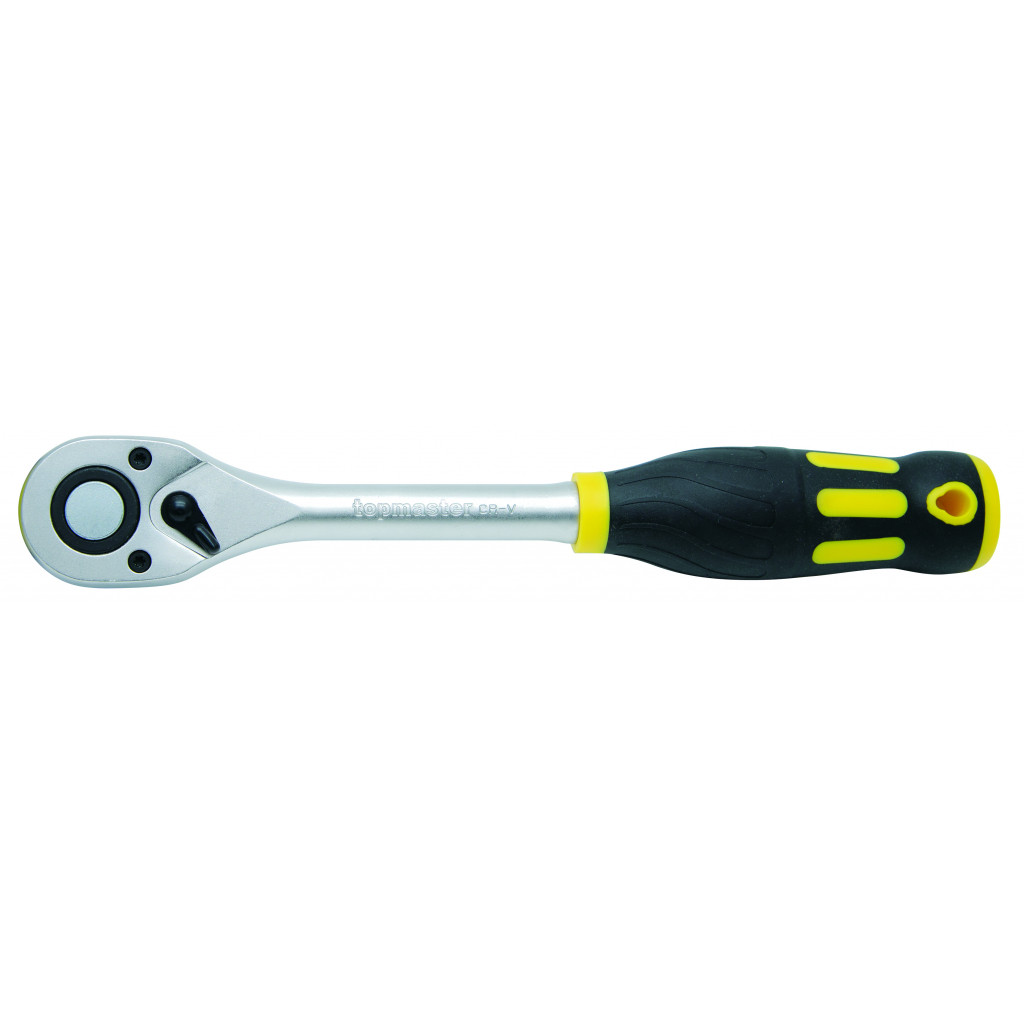 Тресчотка усилена 1/2"х255mm 72 з. Topmaster Professional – Top Master Pro – снимка 1