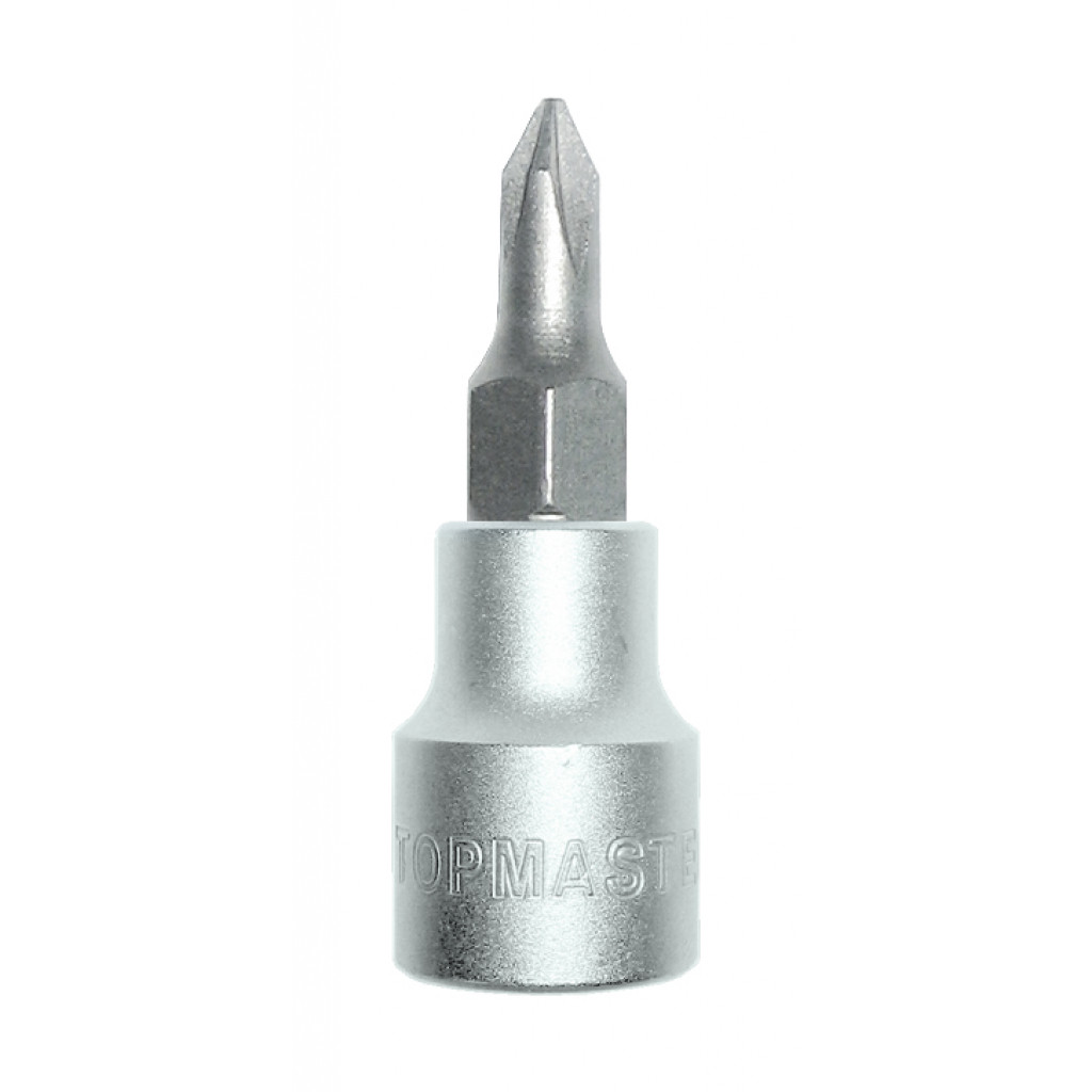 Вложка 1/4" с накр. кръстат PH1x37mm CR-V Topmaster Professional – Top Master Pro – снимка 1