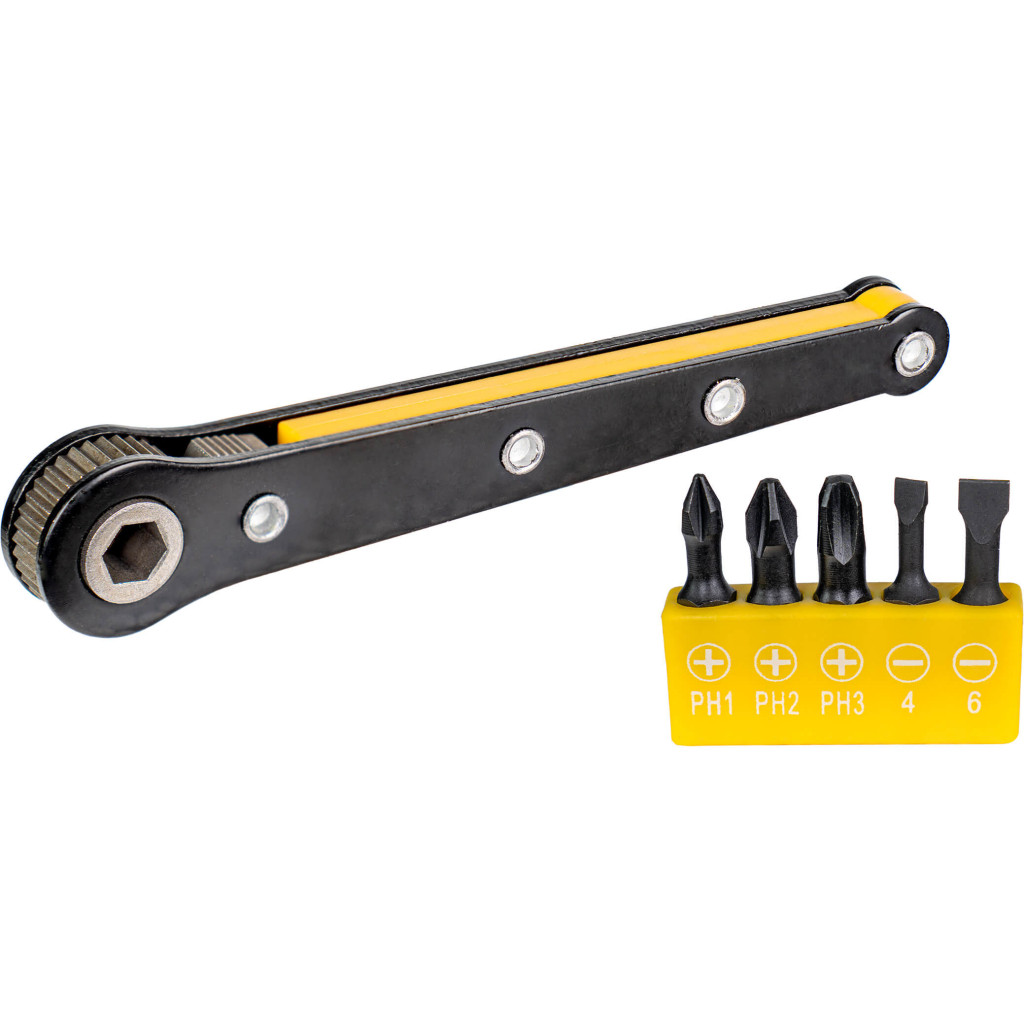 К-т битове с мини тресчотка, 6 части Topmaster Professional – Top Master Pro – снимка 1