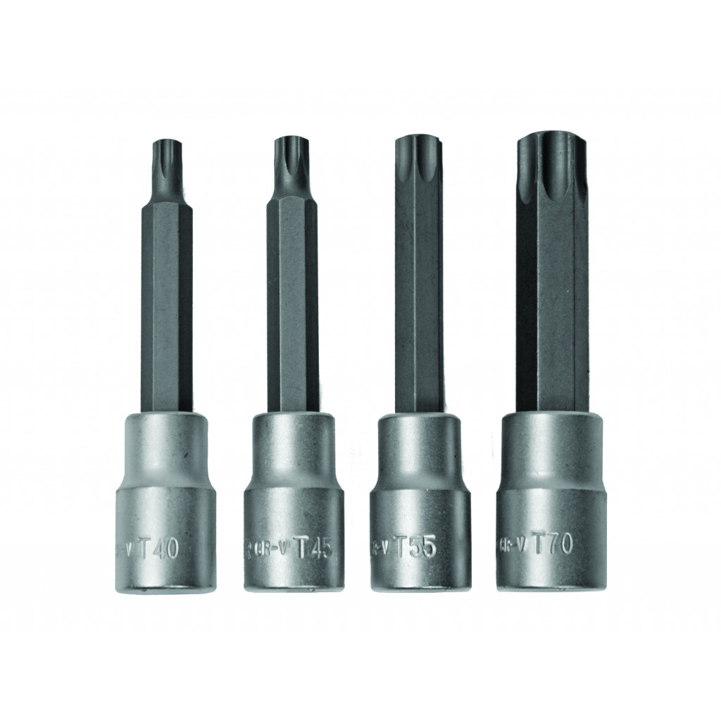 Вложки с накрайник 1/2"T40-T70 CR-V 4 бр Topmaster Professional – Top Master Pro – снимка 1