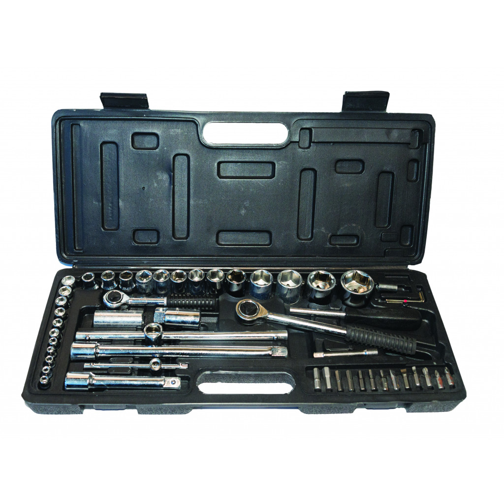 К-кт инструменти 52 части 1/4" & 1/2" 4-32mm Basic Skillco – Basic – снимка 1