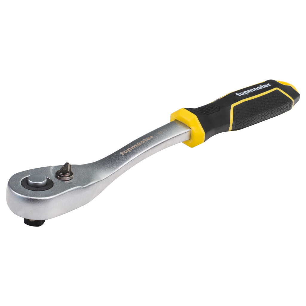 Тресчотка извита 3/8" 90з. CR-V Topmaster Professional